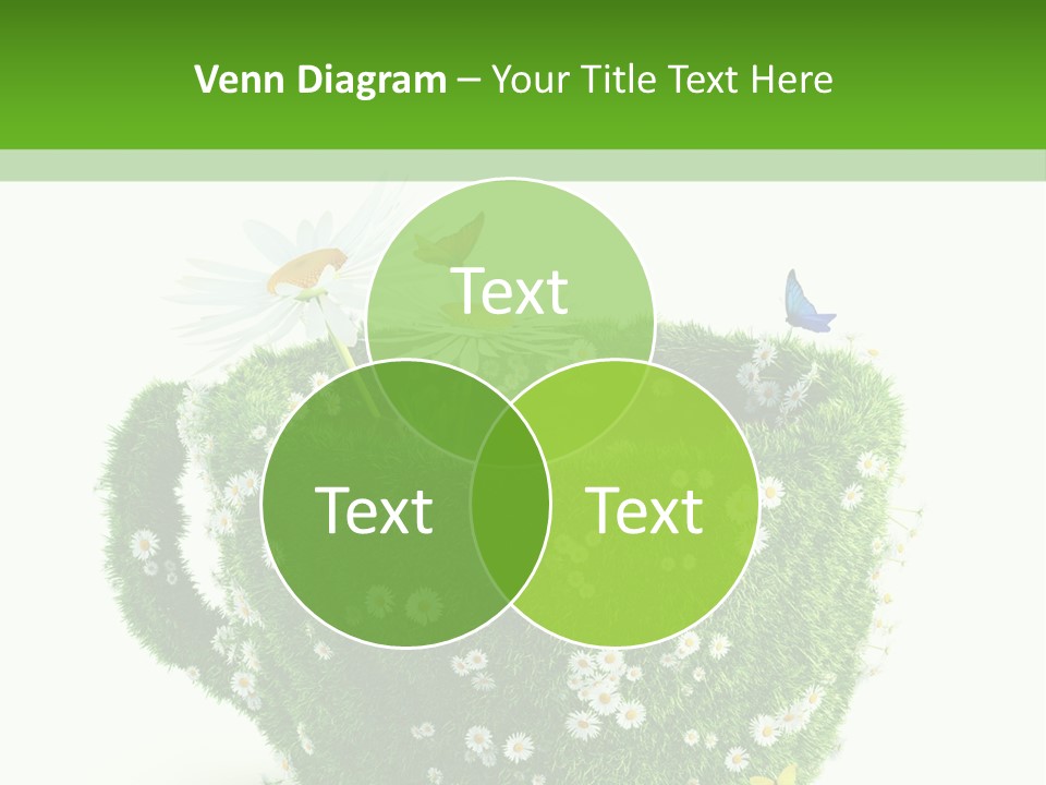 Health Cup Herb PowerPoint Template