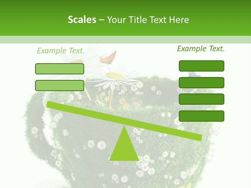 Health Cup Herb PowerPoint Template