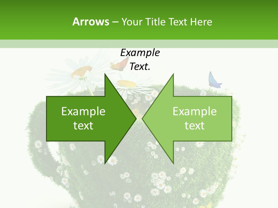 Health Cup Herb PowerPoint Template