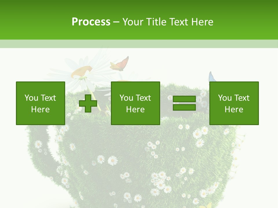 Health Cup Herb PowerPoint Template