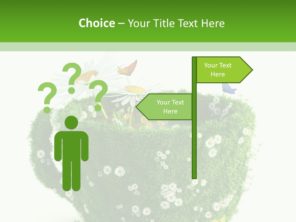 Health Cup Herb PowerPoint Template