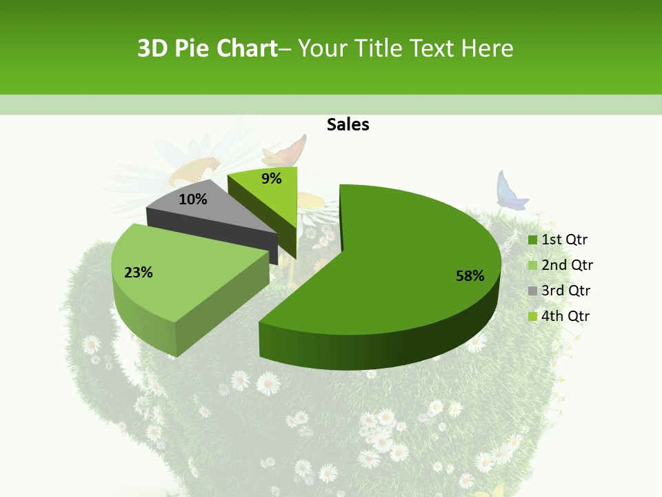 Health Cup Herb PowerPoint Template
