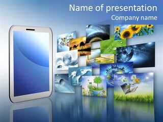 Concept Viewer Media PowerPoint Template