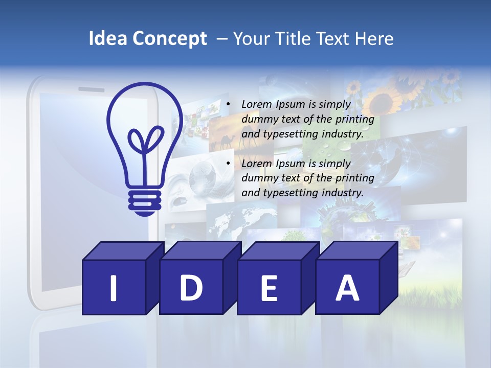 Concept Viewer Media PowerPoint Template