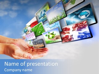 Plasma Technology Internet PowerPoint Template