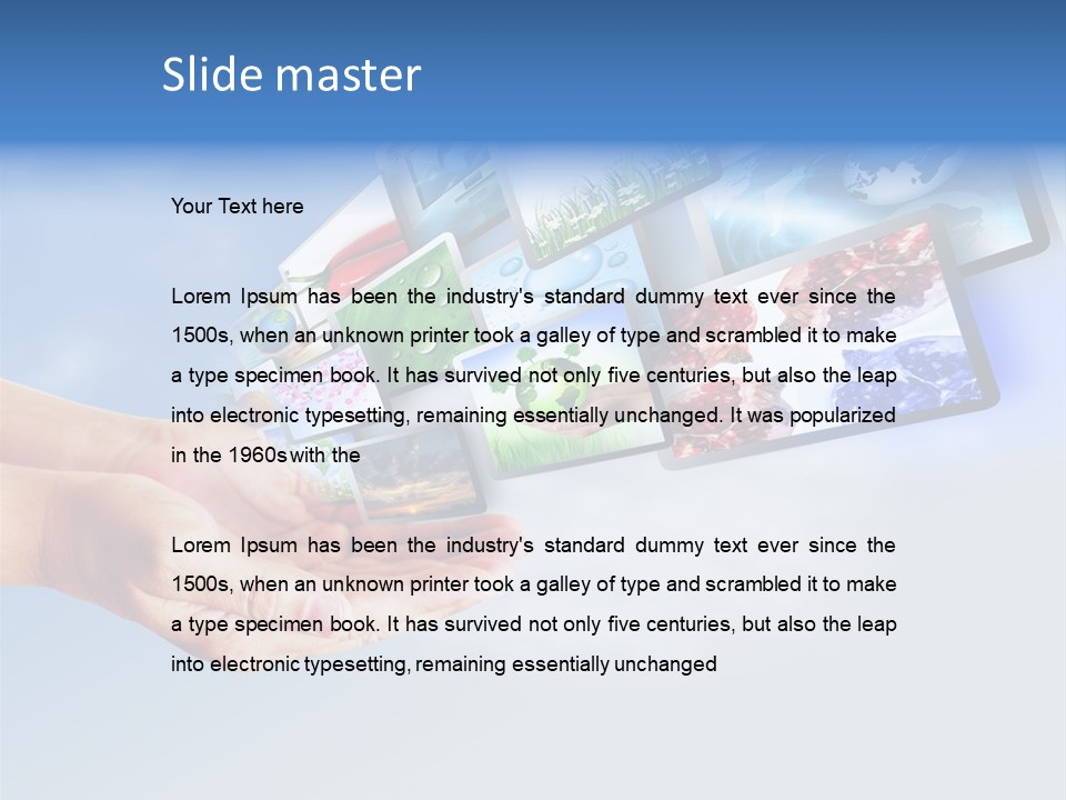 Plasma Technology Internet PowerPoint Template