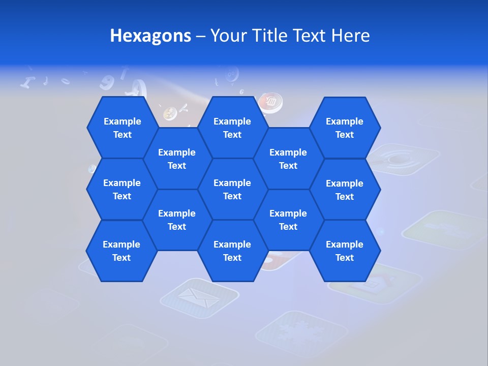 Future Tabletpc Blue PowerPoint Template