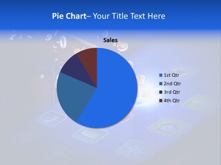 Future Tabletpc Blue PowerPoint Template