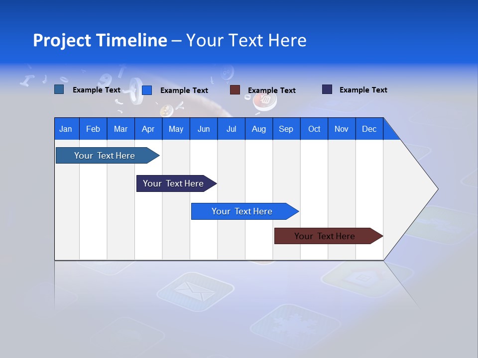 Future Tabletpc Blue PowerPoint Template