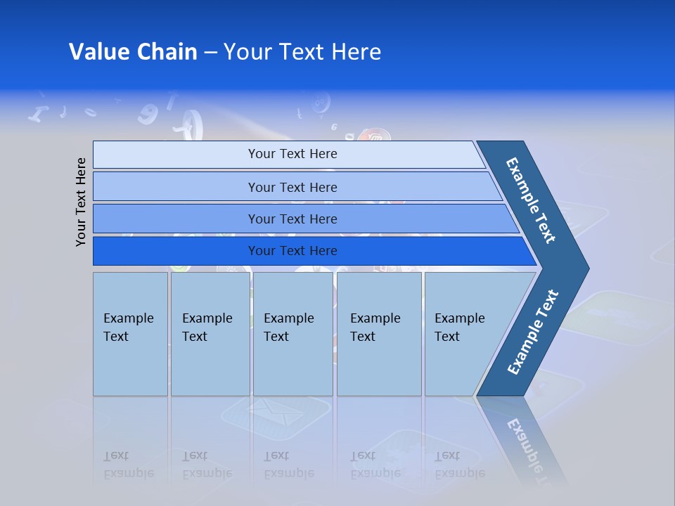 Future Tabletpc Blue PowerPoint Template