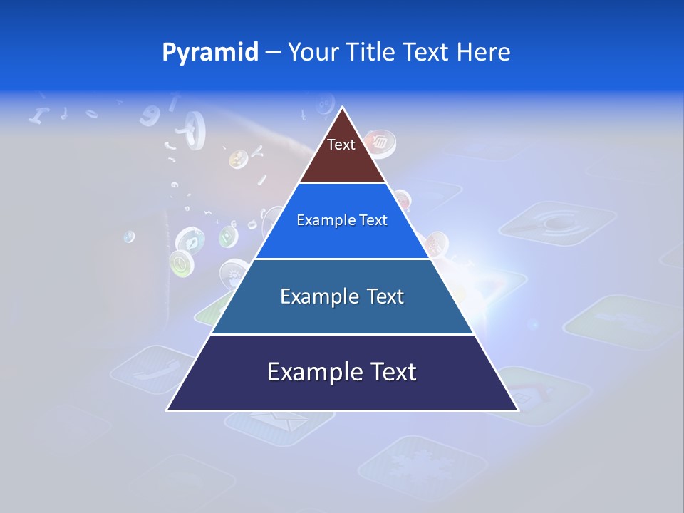 Future Tabletpc Blue PowerPoint Template