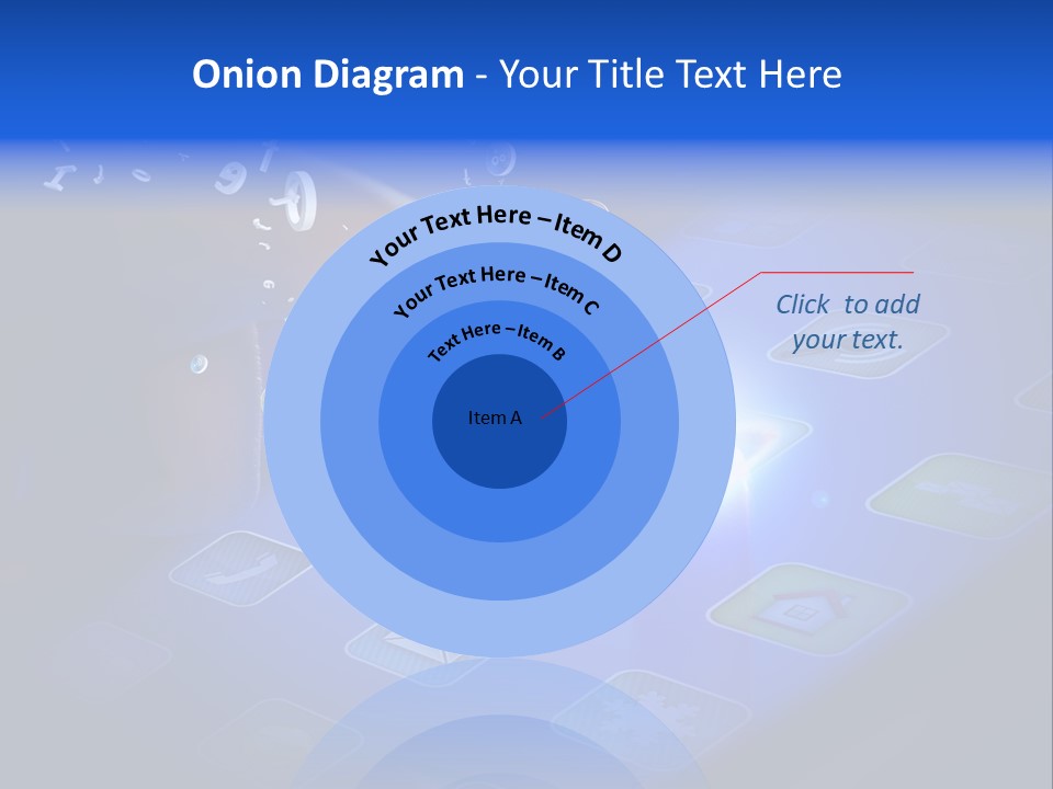 Future Tabletpc Blue PowerPoint Template