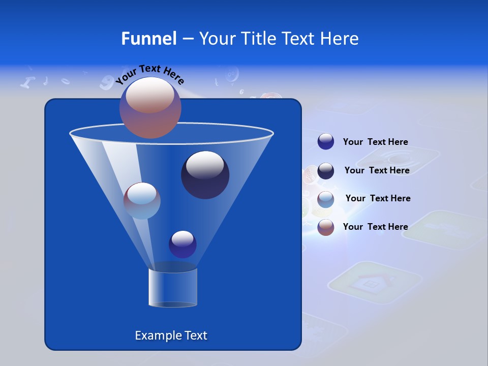 Future Tabletpc Blue PowerPoint Template
