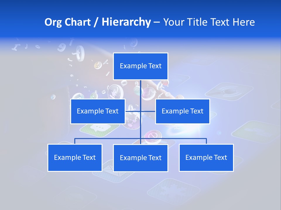 Future Tabletpc Blue PowerPoint Template