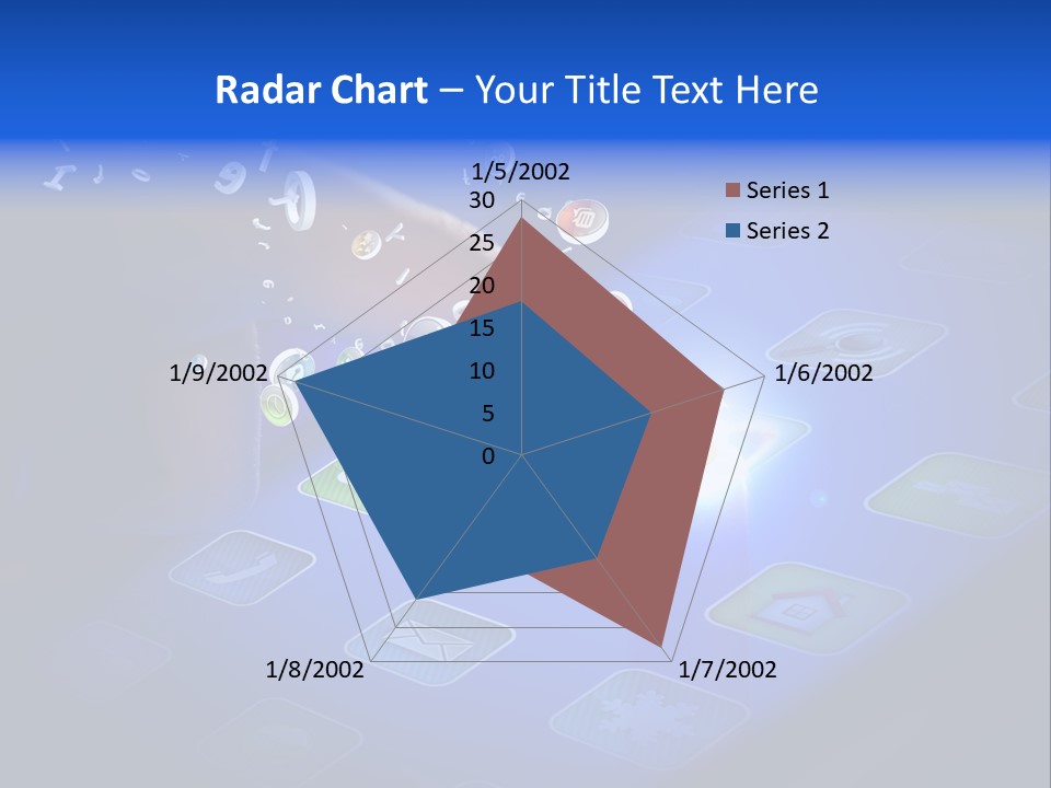 Future Tabletpc Blue PowerPoint Template