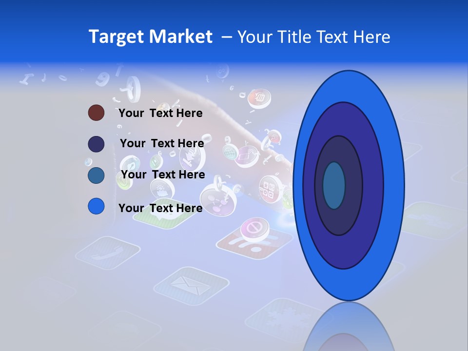 Future Tabletpc Blue PowerPoint Template