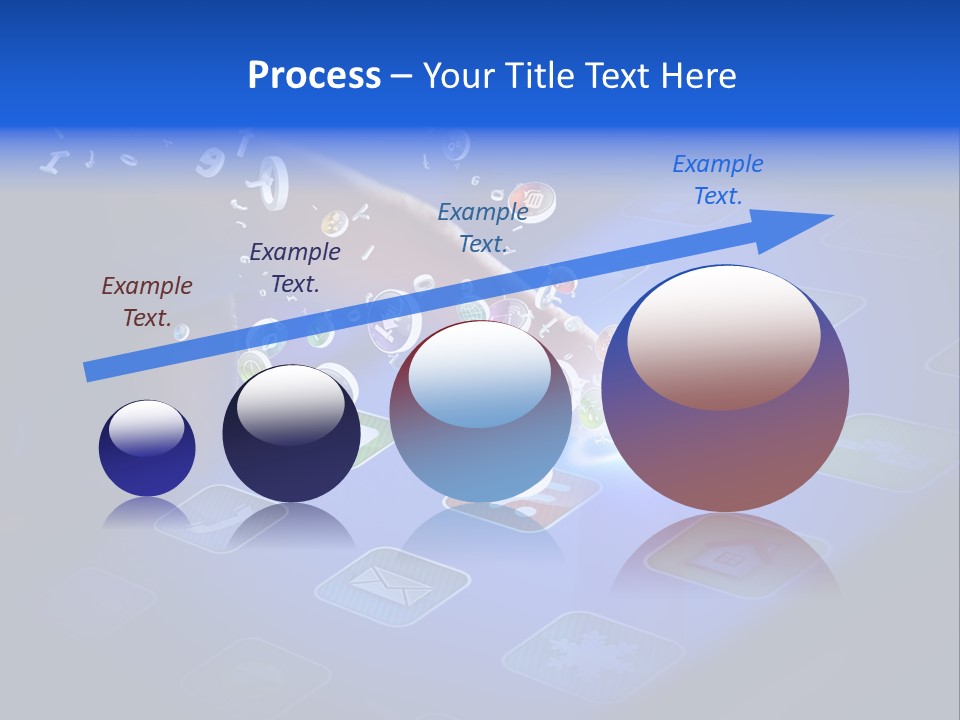 Future Tabletpc Blue PowerPoint Template
