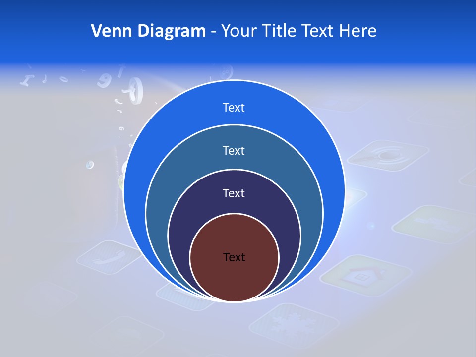 Future Tabletpc Blue PowerPoint Template