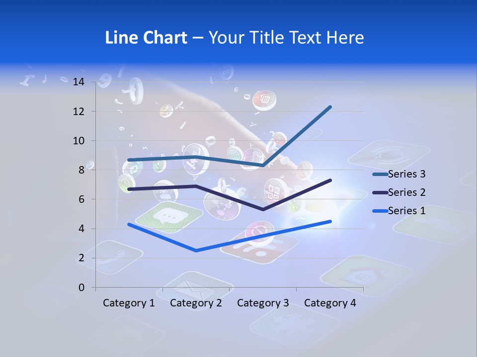 Future Tabletpc Blue PowerPoint Template