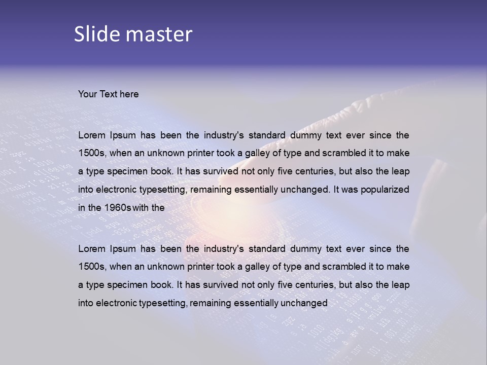 Screen Pad Mobile PowerPoint Template