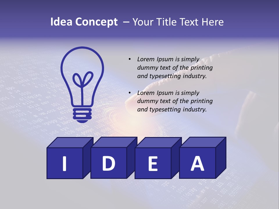 Screen Pad Mobile PowerPoint Template