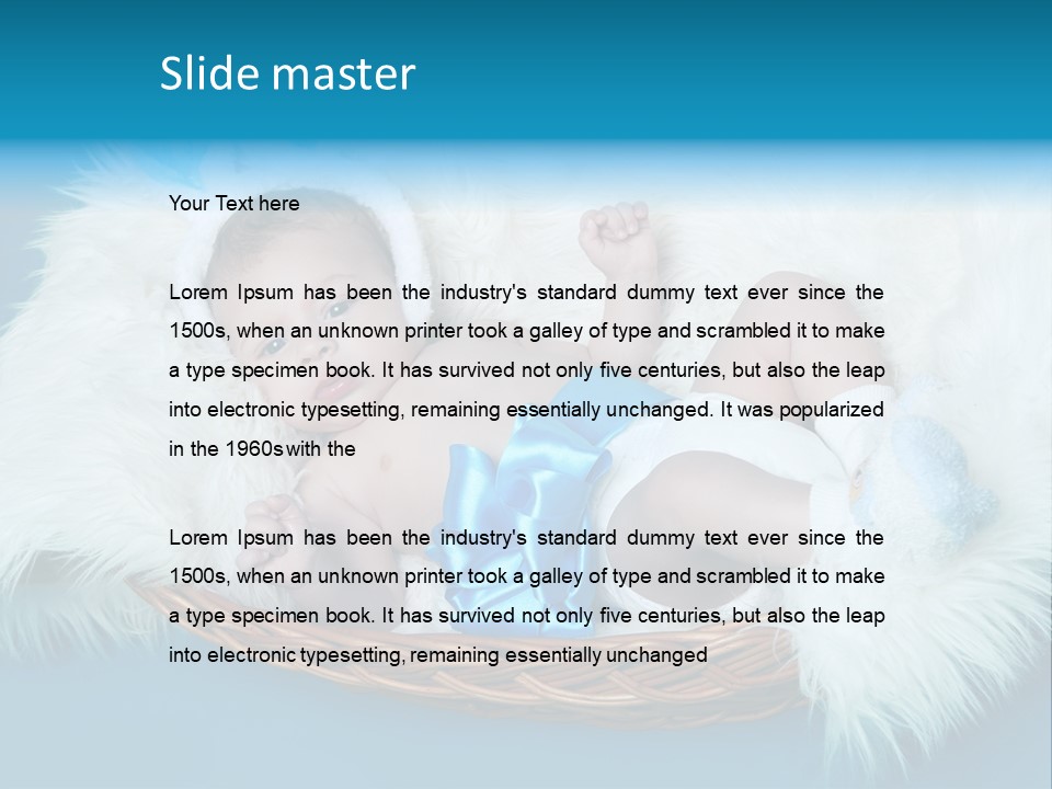 Boy Life Pretty PowerPoint Template