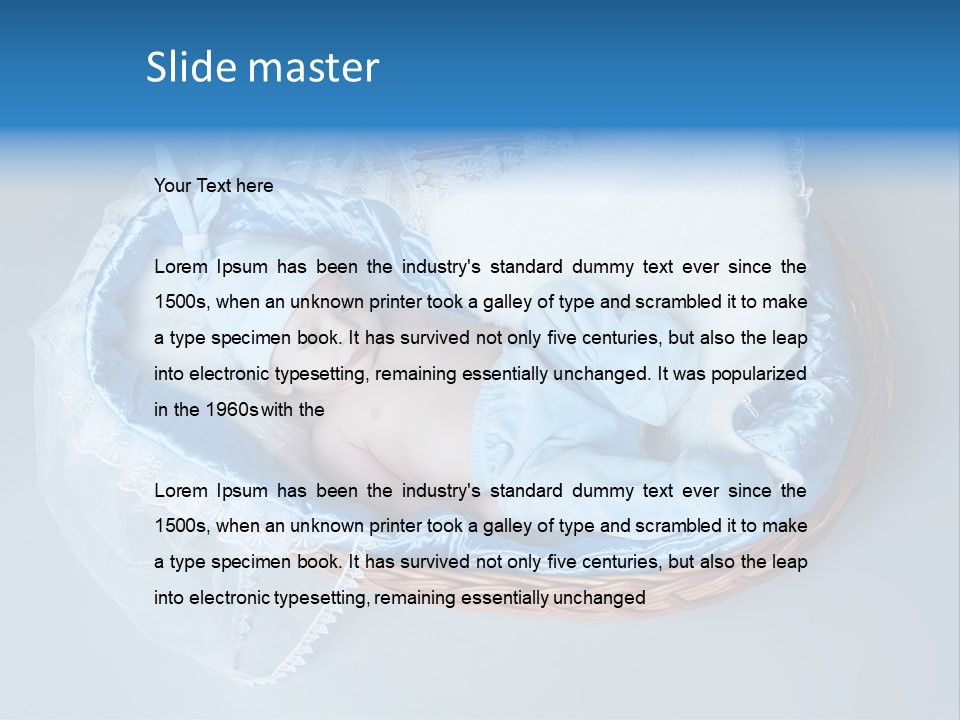 Towel Person Kid PowerPoint Template