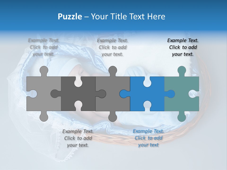 Towel Person Kid PowerPoint Template