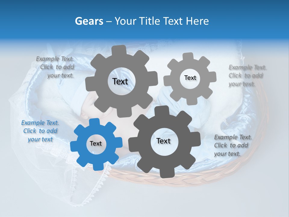 Towel Person Kid PowerPoint Template