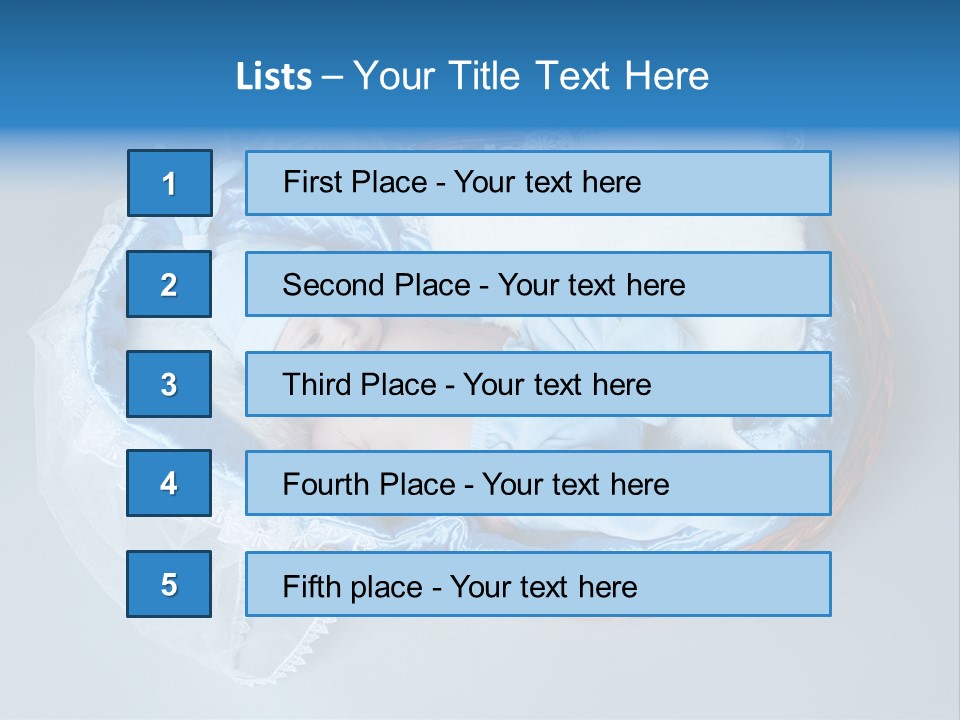 Towel Person Kid PowerPoint Template