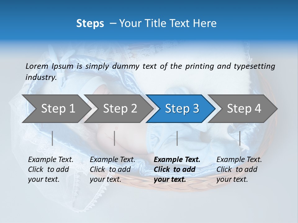 Towel Person Kid PowerPoint Template