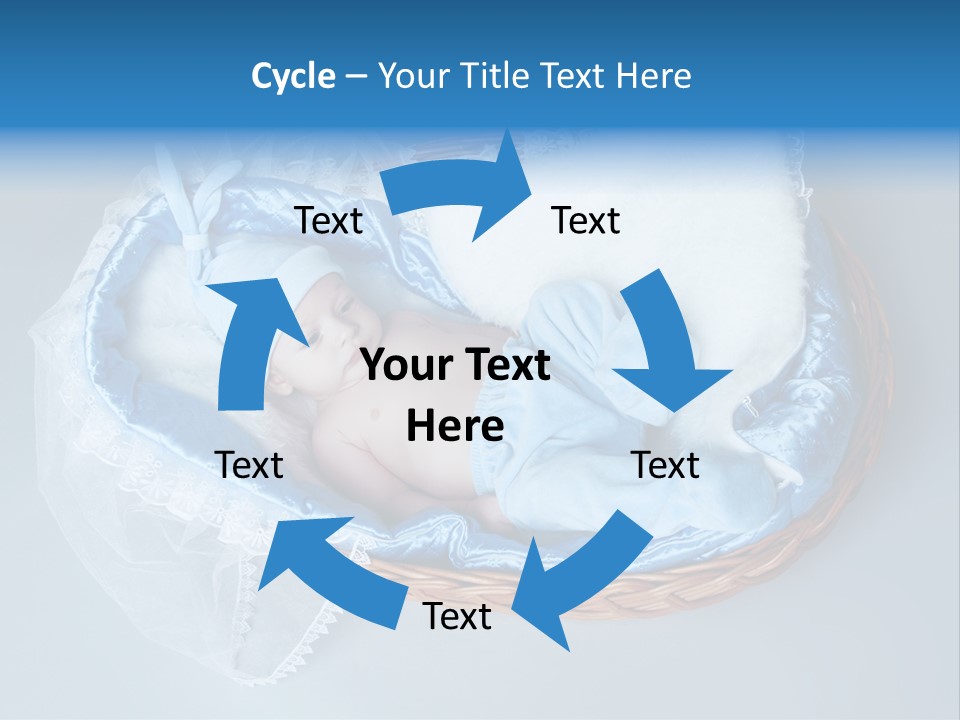 Towel Person Kid PowerPoint Template