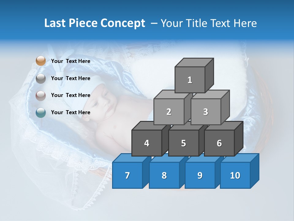 Towel Person Kid PowerPoint Template