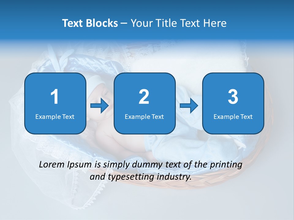 Towel Person Kid PowerPoint Template