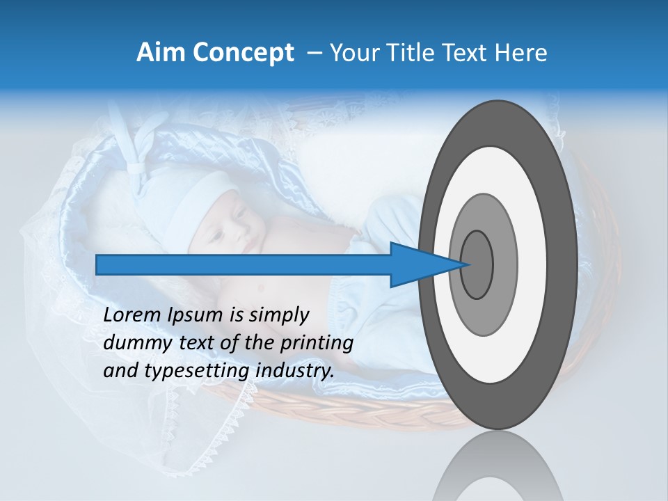 Towel Person Kid PowerPoint Template