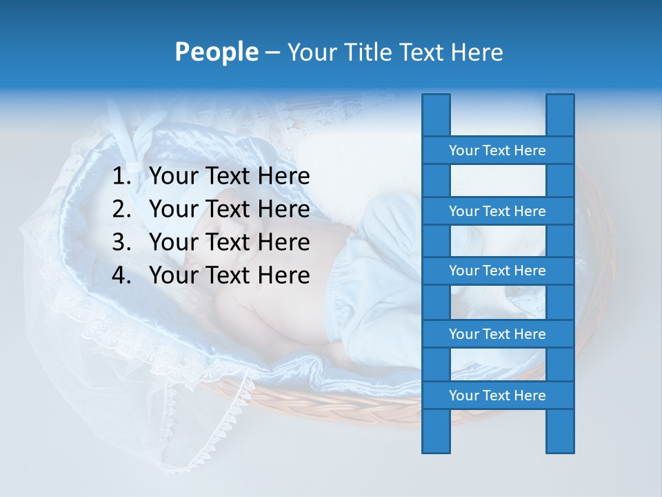 Towel Person Kid PowerPoint Template