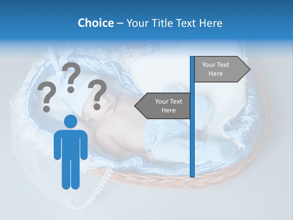 Towel Person Kid PowerPoint Template