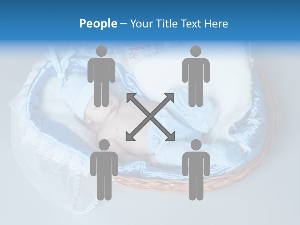 Towel Person Kid PowerPoint Template