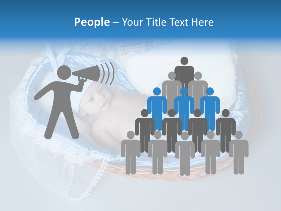 Towel Person Kid PowerPoint Template