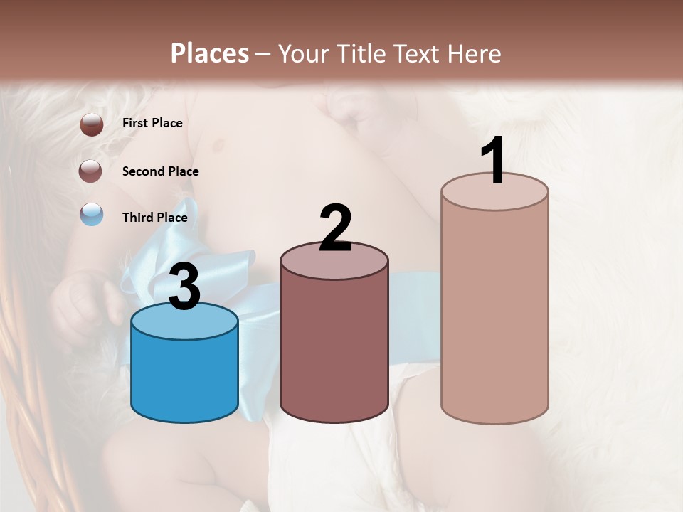 Child Fluffy Blue PowerPoint Template