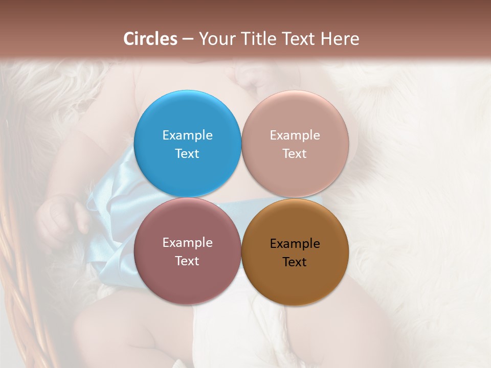 Child Fluffy Blue PowerPoint Template