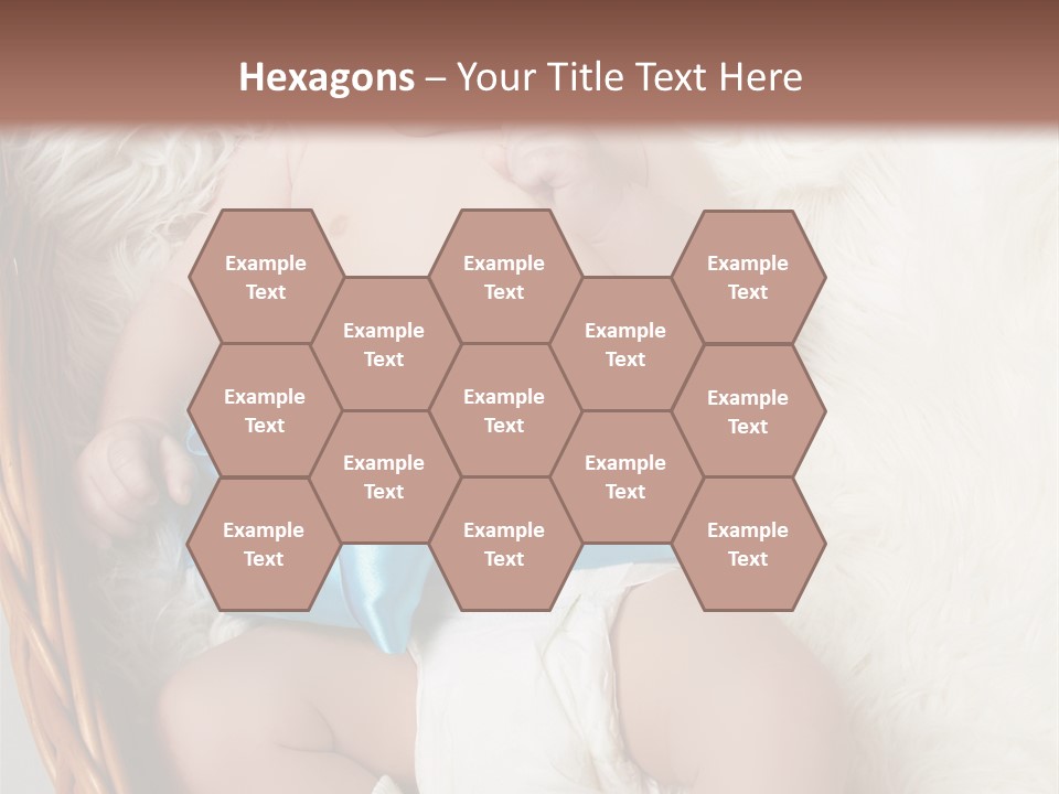 Child Fluffy Blue PowerPoint Template