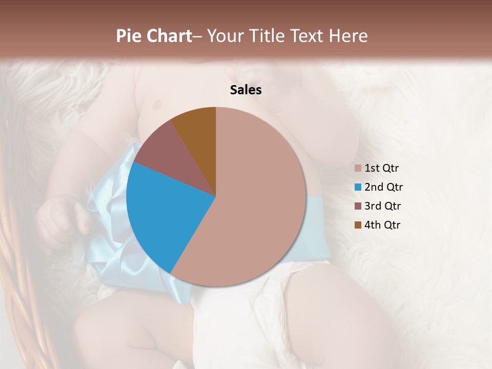 Child Fluffy Blue PowerPoint Template