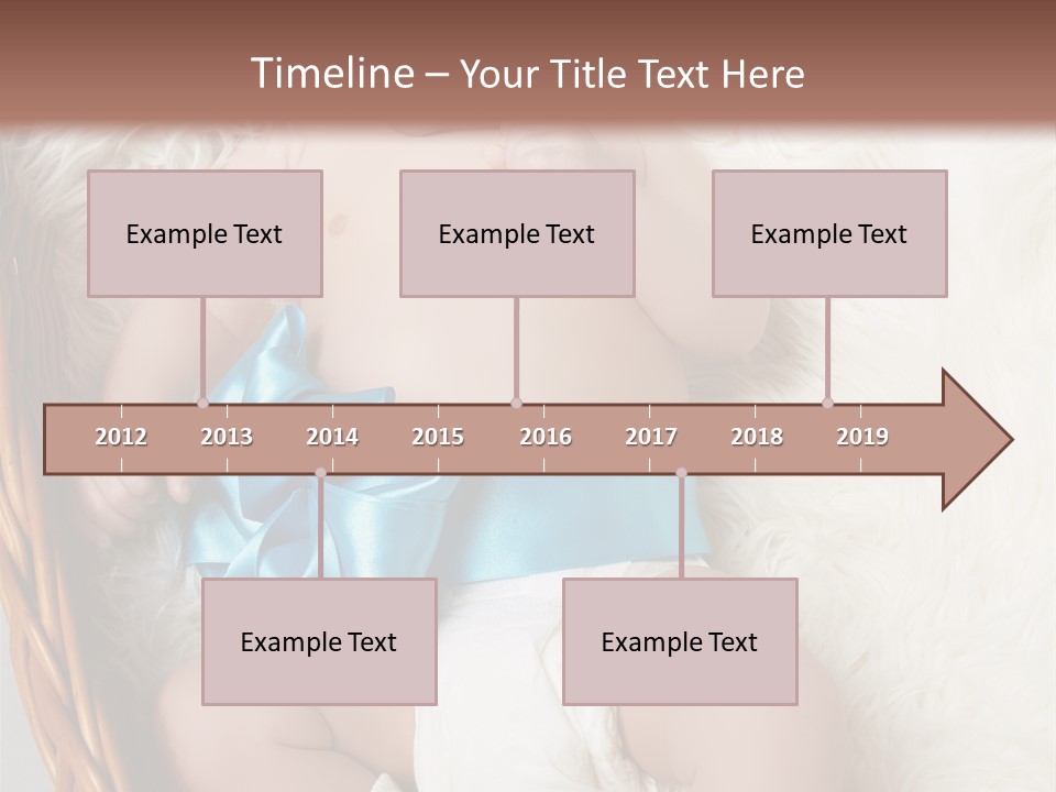 Child Fluffy Blue PowerPoint Template