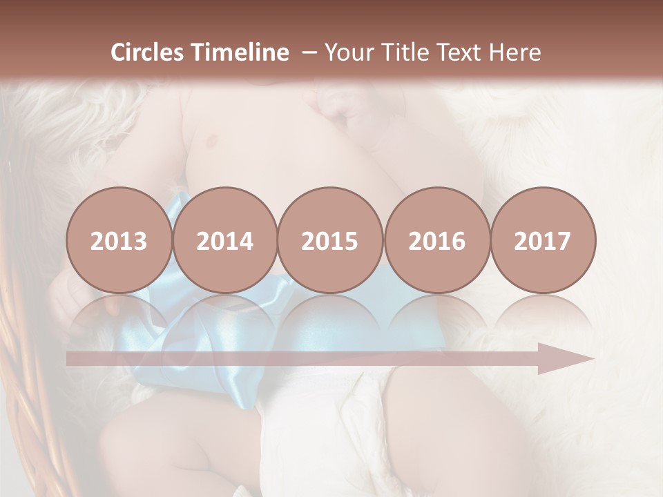Child Fluffy Blue PowerPoint Template