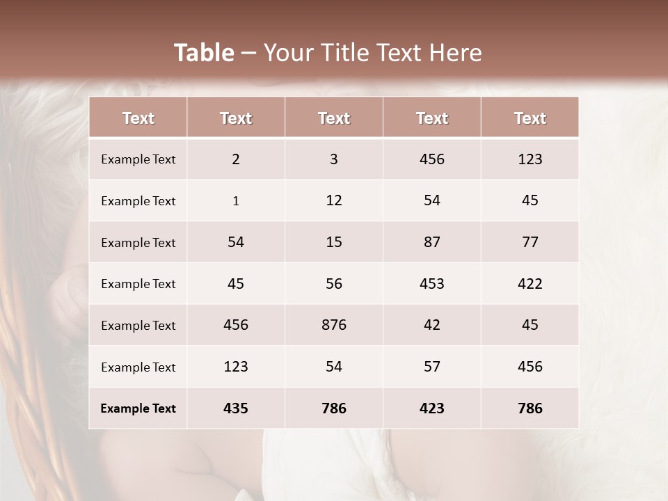 Child Fluffy Blue PowerPoint Template