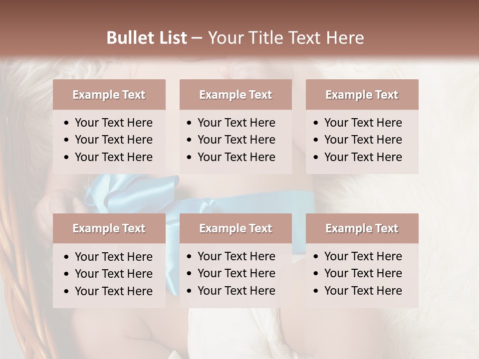 Child Fluffy Blue PowerPoint Template