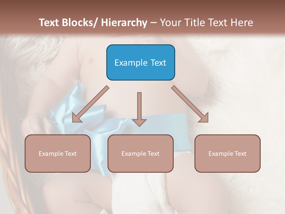 Child Fluffy Blue PowerPoint Template