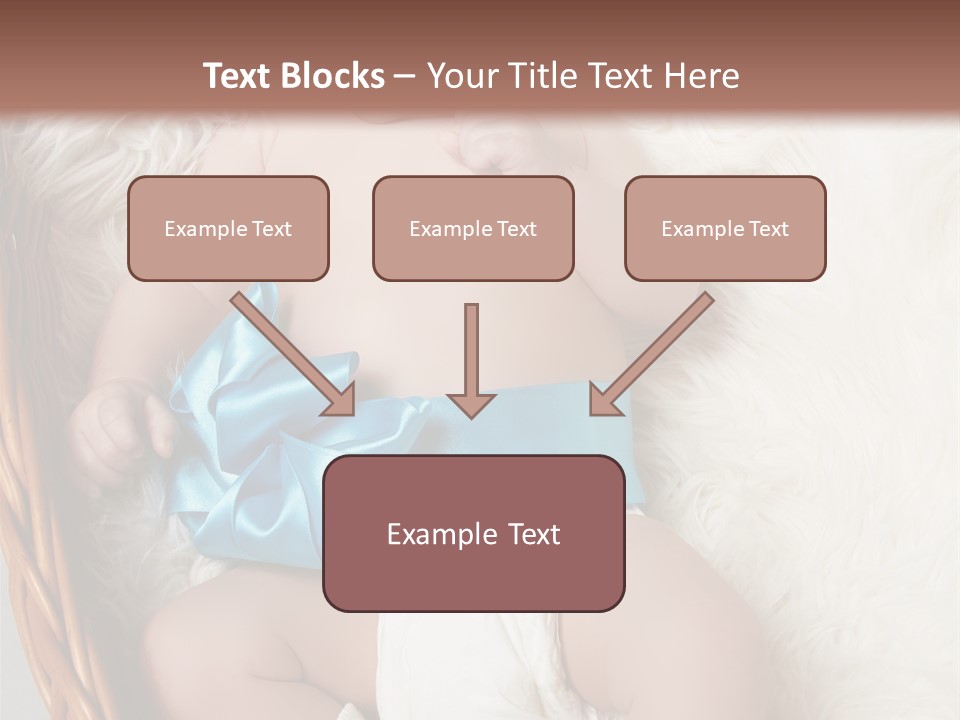 Child Fluffy Blue PowerPoint Template