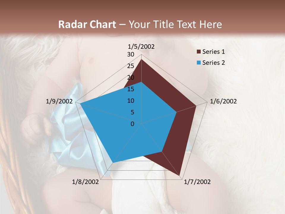 Child Fluffy Blue PowerPoint Template